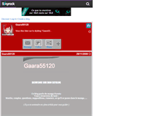 Tablet Screenshot of gaara55120.skyrock.com