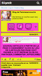 Mobile Screenshot of femmesencouche.skyrock.com