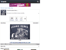 Tablet Screenshot of ecurie-debes67.skyrock.com