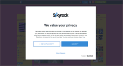 Desktop Screenshot of claudiavieira.skyrock.com