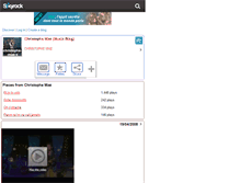 Tablet Screenshot of christophe--mae-x.skyrock.com