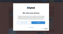 Desktop Screenshot of ponponette26.skyrock.com