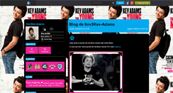 Desktop Screenshot of ilov3kev-adams.skyrock.com