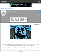 Tablet Screenshot of chansons--disney.skyrock.com