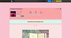 Desktop Screenshot of dreampassionatelove.skyrock.com