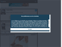Tablet Screenshot of lingerie-betty.skyrock.com