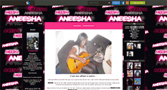 Desktop Screenshot of aneesha-officiel.skyrock.com