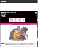 Tablet Screenshot of aneesha-officiel.skyrock.com