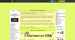 Desktop Screenshot of csa-association.skyrock.com