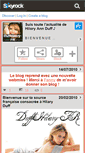 Mobile Screenshot of duffhilary-fr.skyrock.com