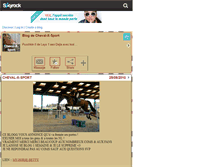 Tablet Screenshot of cheval-x-sport.skyrock.com