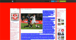 Desktop Screenshot of info-foot-tounsi.skyrock.com