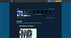 Desktop Screenshot of djdie.skyrock.com