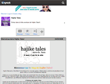 Tablet Screenshot of hajike-tales.skyrock.com