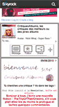 Mobile Screenshot of critiquesalbums.skyrock.com