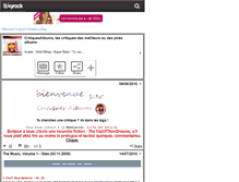 Tablet Screenshot of critiquesalbums.skyrock.com