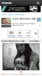 Mobile Screenshot of clean-teen-x.skyrock.com