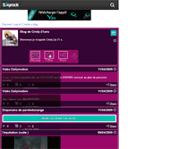 Tablet Screenshot of cindy-21ans.skyrock.com