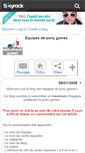 Mobile Screenshot of equipespony-games.skyrock.com