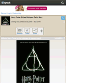 Tablet Screenshot of harry-potter---7.skyrock.com