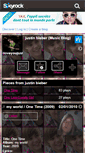 Mobile Screenshot of iloveyoujustinbieber.skyrock.com