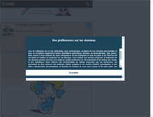 Tablet Screenshot of la-schtroumpfette-24.skyrock.com
