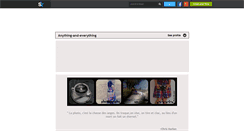 Desktop Screenshot of anything-and-everything.skyrock.com