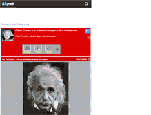 Tablet Screenshot of a--einstein.skyrock.com