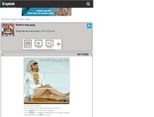 Tablet Screenshot of butifull-lady-gaga.skyrock.com