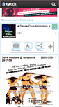 Mobile Screenshot of dance-club-animation.skyrock.com