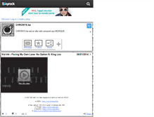 Tablet Screenshot of chronyx-be.skyrock.com