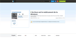Desktop Screenshot of la-legende-de-benji.skyrock.com