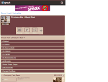 Tablet Screenshot of christophemae-musiques.skyrock.com