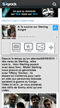 Mobile Screenshot of isterlingknight.skyrock.com