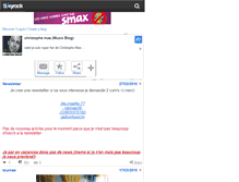 Tablet Screenshot of christophemaejta.skyrock.com