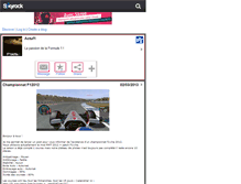 Tablet Screenshot of f1actu.skyrock.com