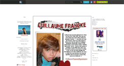 Desktop Screenshot of guillaume-francke.skyrock.com