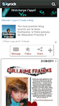 Mobile Screenshot of guillaume-francke.skyrock.com