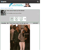 Tablet Screenshot of chrisbrown-france.skyrock.com