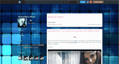 Desktop Screenshot of melissamars-music.skyrock.com