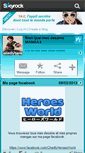 Mobile Screenshot of chedlyhero.skyrock.com