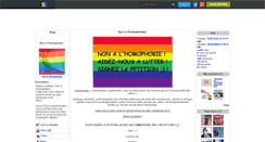 Desktop Screenshot of non-a-lhomophobie.skyrock.com