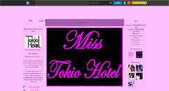 Desktop Screenshot of miss-tokio-hotel-2010.skyrock.com