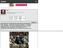 Tablet Screenshot of glee-0fficiel.skyrock.com