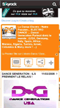 Mobile Screenshot of dancegeneration.skyrock.com