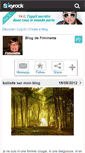 Mobile Screenshot of fiminette.skyrock.com