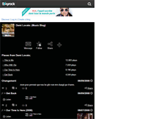 Tablet Screenshot of demiilovato-music.skyrock.com