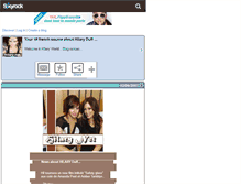 Tablet Screenshot of hilary-net.skyrock.com