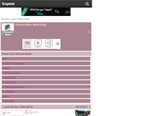 Tablet Screenshot of chloooe-music.skyrock.com