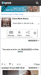 Mobile Screenshot of claire-is-has-been.skyrock.com